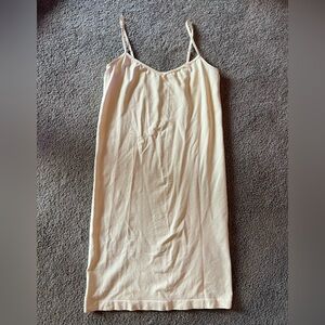 Elegant Cream Chemise/ Slip Dress